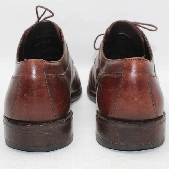 Cole Haan Mens Brown Leather Split Toe Derby Shoes C04717 Size 10 M - Picture 4 of 12